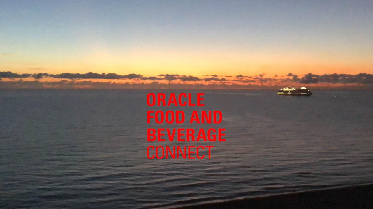 Oracle Food And Beverage Connect 19 In 60 Seconds Video Gallery Videos Resources Oracle